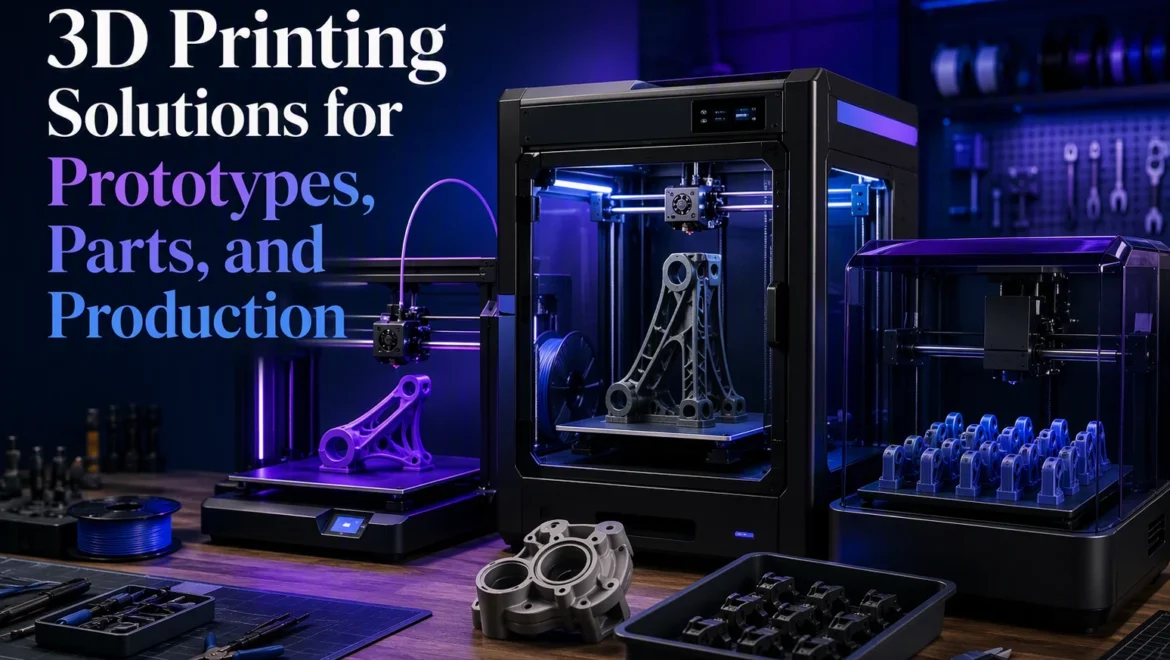 3D Printing Solutions for Prototypes, Parts, and Production