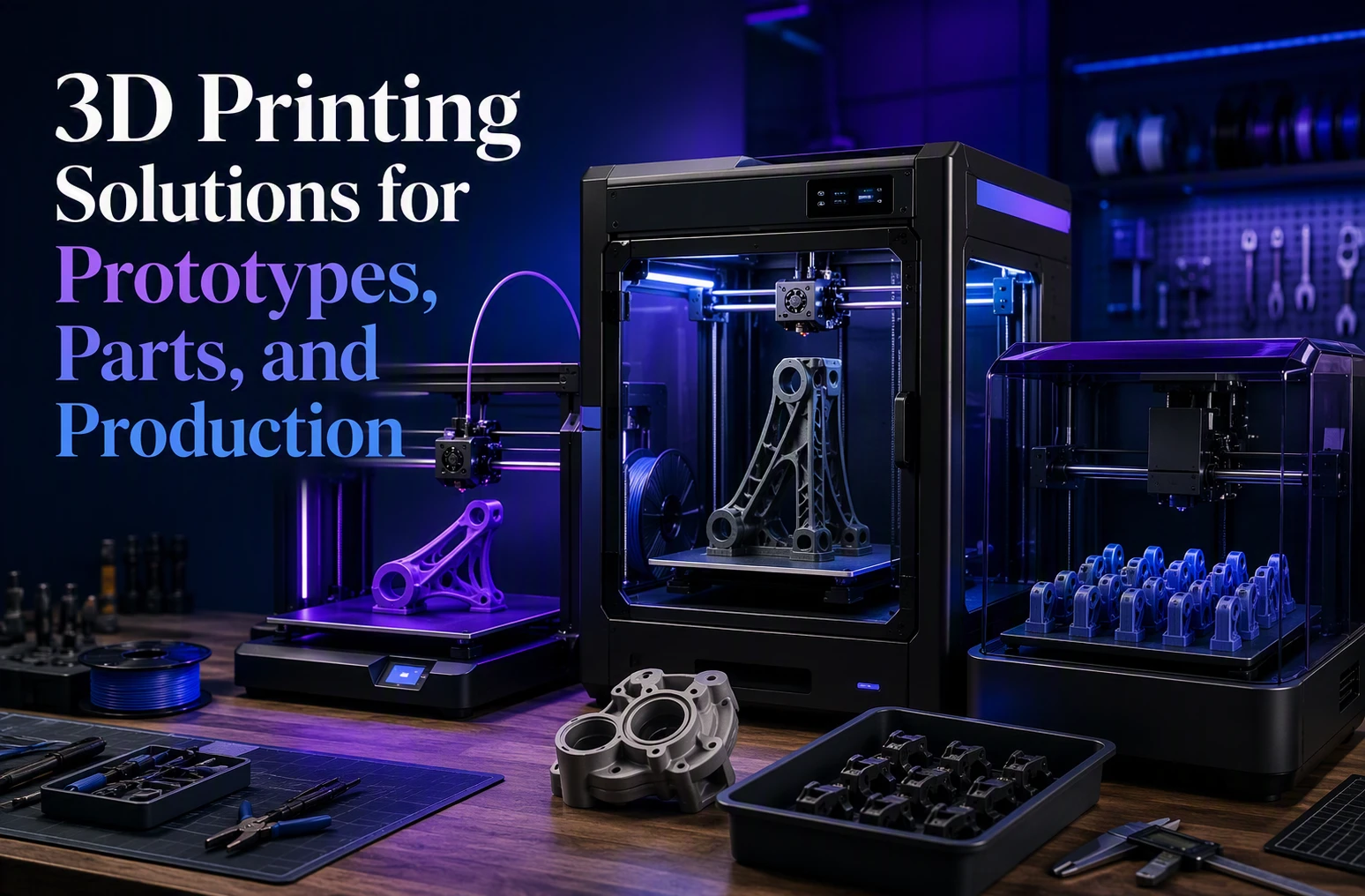 3D Printing Solutions for Prototypes, Parts, and Production